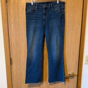 Joe's Jeans Dark Blue Petite Bootcut Raw Hem